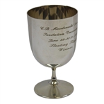 2018 National Golf Links of America Tiffany & Co. Tournament Winner Silver Cup C.B. MacDonald Invitation Tournament 