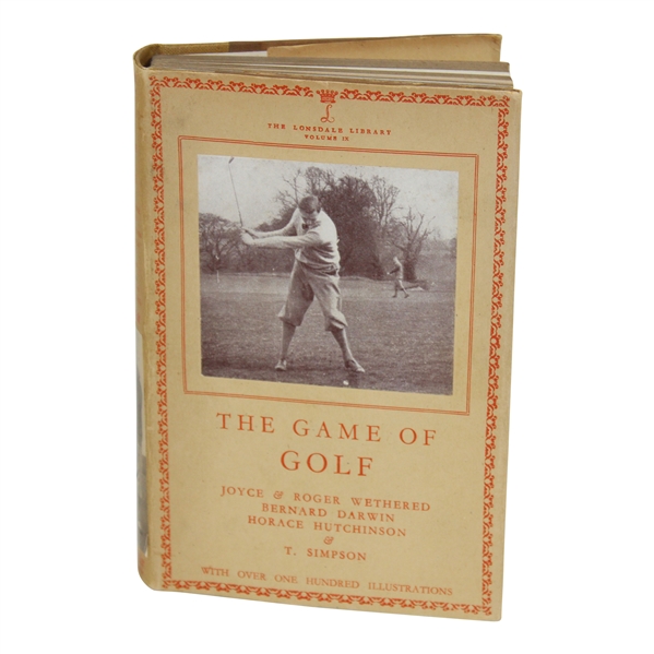 The Game of Golf Book by Joyce & Roger Wethered, Darwin, Hutchinon, & Simpson