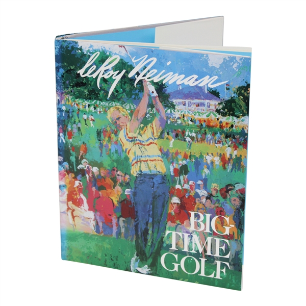 Big Time Golf Signed by Author Leroy Neiman JSA ALOA
