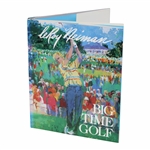 Big Time Golf Signed by Author Leroy Neiman JSA ALOA