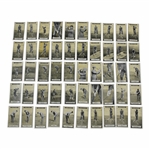Full Set of Fifty (50) 1925 Imperial Tobacco How to Play Golf Golf Cards