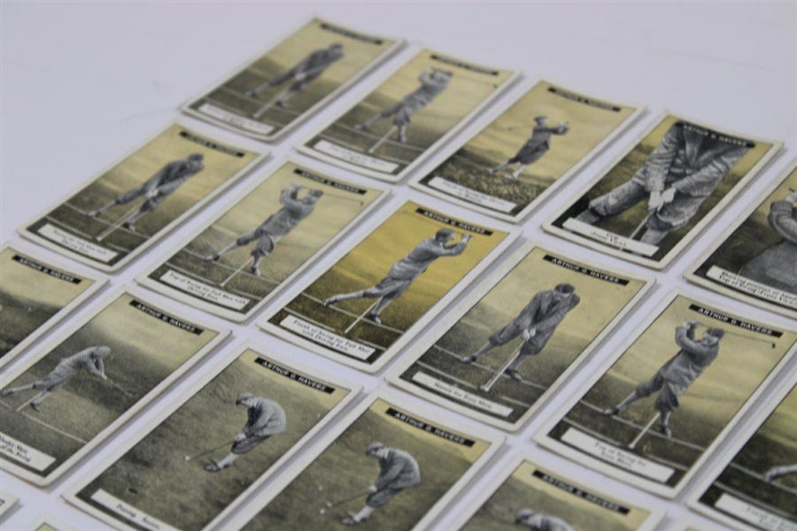 Full Set of Fifty (50) 1925 Imperial Tobacco 'How to Play Golf' Golf Cards