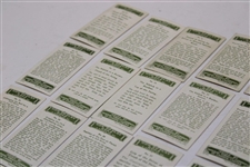 Full Set of Fifty (50) 1925 Imperial Tobacco 'How to Play Golf' Golf Cards