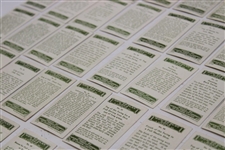 Full Set of Fifty (50) 1925 Imperial Tobacco 'How to Play Golf' Golf Cards