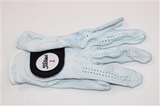 John Daly Signed Match-Used Titleist Left-Handed White Golf Glove JSA ALOA