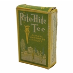 The Rite-Hite Tee circa 1930’s Manuf. By The General Timber & Lumber Co. Green Box with 18 Tees