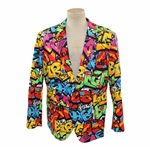 John Daly Signed Personal Hand-tailored LoudMouth Graffiti Themed Sport Coat JSA ALOA