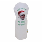 John Dalys Personal Custom Merry Christmas My Grip It and Rippers! White Headcover