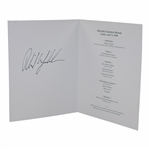 Phil Mickelson Signed 2006 Masters Champion Dinner Menu - Night of Win!  JSA ALOA