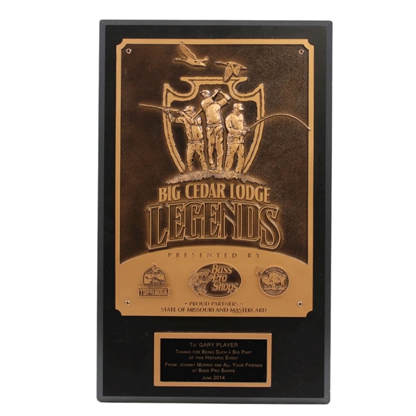 Gary Players Big Cedar Lodge Legends Appreciation Plaque