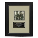 2005 The Presidents Cup Photo With President Bush & Captains - Framed