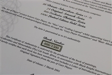 Exclusive Gary Player Ltd Ed Gold Series 'The Art of Player' Book 466/1500