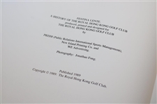 Gifted & Signed History of The Royal Hong Kong GC Book To Gary Player - 1989