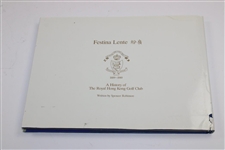 Gifted & Signed History of The Royal Hong Kong GC Book To Gary Player - 1989
