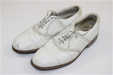 Gary Player's Personal White Footjoy Golf Shoes