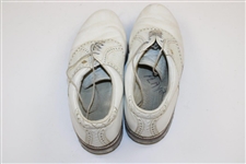 Gary Player's Personal White Footjoy Golf Shoes