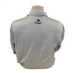 Gary Player's Personal Gray Black Knight Logo Long Sleeve Golf Shirt