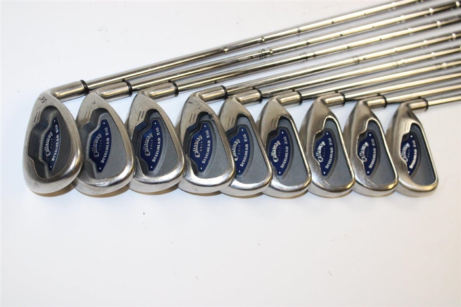Gary Player's Personal Set of Callaway Golf Steelhead X16 Golf 3-Sw Irons