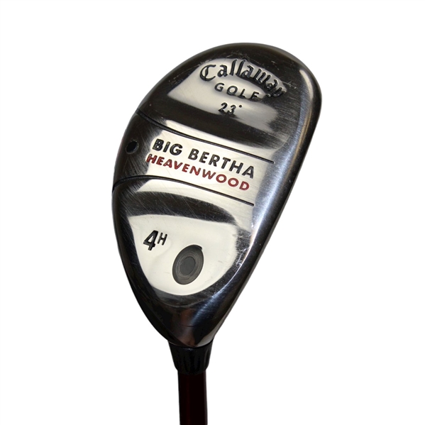 Gary Players Personal Used Big Bertha Heavenwood 23 Degree 4-Wood