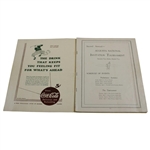 1935 Masters Program Signed By Champ Sarazen, R-Up Wood, & LA Little JSA ALOA