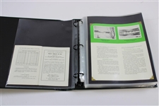 Augusta National Tribute To Ike - Binder of Misc. Publications/Articles/Info