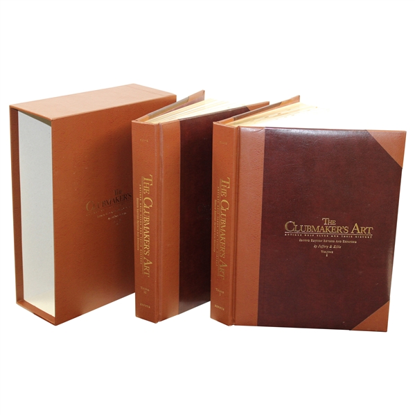 Deluxe Ltd Ed The Clubmakers Art by Jeffrey Ellis Vol I & II Signed Presentation Set #43/250