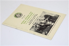 1958 World Amateur Golf Team Championship St Andrews Record Book Bobby Jones Capt.