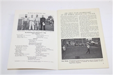 1958 World Amateur Golf Team Championship St Andrews Record Book Bobby Jones Capt.