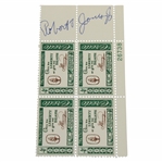 Bobby Jones Signed Give Me Liberty 4 Stamp Sheet JSA ALOA