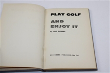 1954 'I Play Golf And Enjoy It' 1st Edition Book Signed By author Louis De Garmo