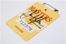 Sandy Lyle Signed 1988 Masters Series Badge #X12379 JSA ALOA