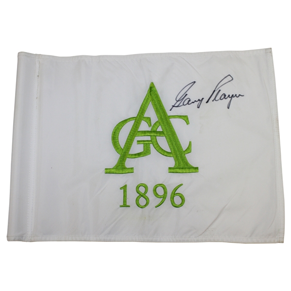 Gary Player Signed Aronimink Golf Club 1896 Embroidered Course Flag JSA ALOA