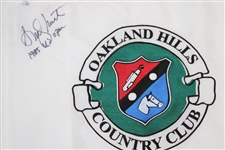 Andy North Signed Oakland Hills CC Course Flag With '1985 US Open' JSA ALOA