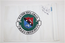 Andy North Signed Oakland Hills CC Course Flag With '1985 US Open' JSA ALOA