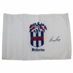 Gary Player Signed Bellerive Embroidered Course Flag JSA ALOA