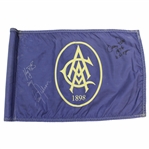 Pate, Bradley & Nelson Signed Atlanta athletic Club Course Flag JSA ALOA