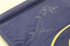 Pate, Bradley & Nelson Signed Atlanta athletic Club Course Flag JSA ALOA