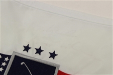 President George Bush Signed 'The Bush Center Warrior Open' Flag JSA ALOA