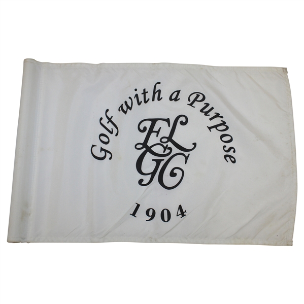 East Lake Golf Club Golf With A Purpose ELGC 1904 White Course Flag