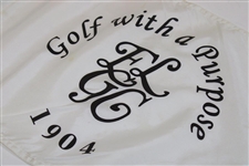 East Lake Golf Club 'Golf With A Purpose' ELGC '1904' White Course Flag