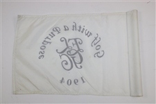 East Lake Golf Club 'Golf With A Purpose' ELGC '1904' White Course Flag