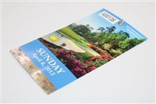 2012 Masters Tournament Sunday Final Rd Ticket #A00136