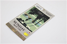 2013 Masters Tournament Sunday Final Rd Ticket #A00074