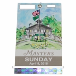 2018 Masters Tournament Sunday Final Rd Ticket #A00054