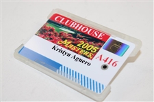 2005 Masters Tournament Clubhouse Badge #A416 - Tiger's 4Th Masters Win