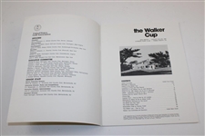 1981 The Walker Cup at Cypress Point Club official Program