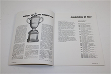 1981 The Walker Cup at Cypress Point Club official Program