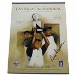 1997 Las Vegas Invitational Program With Tiger Woods Cover Signed By Bill Gleason JSA ALOA