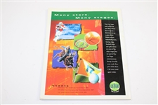 1997 Las Vegas Invitational Program With Tiger Woods Cover Signed By Bill Gleason JSA ALOA