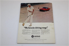 1970 Bob Hope Desert Classic Program Signed By Champ Bruce Devlin JSA ALOA